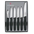 Swiss Arms Swiss Army Brands VIC-46652 2019 Victorinox Paring Knife Set; Black - 6 Piece VIC-46652